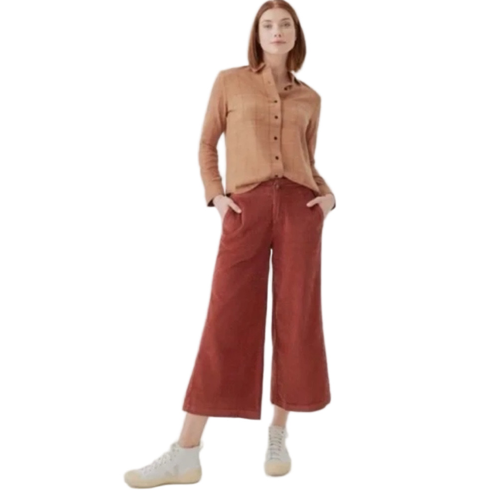 PACT Corduroy Wide-Leg Pants